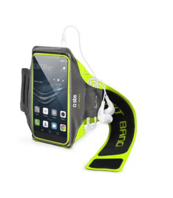 SBS XXL mobilholder til armen til sport. Sort/grøn