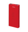SBS hurtigtopladende powerbank. 10,000 mAh. Rød