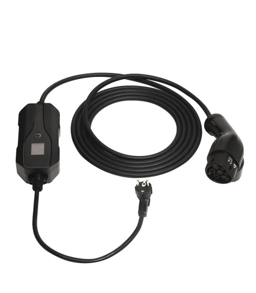 Sinox EV ladekabel mode 2. 6A 1 fase. 5m. Sort Sinox EV ladekabel mode 2. 6A 1 fase. 5m. Sort