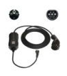 Sinox EV ladekabel mode 2. 6A 1 fase. 5m. Sort