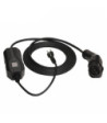 Sinox EV ladekabel mode 2. 6A 1 fase. 5m. Sort