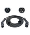 Sinox EV ladekabel mode 3. 32A 1 fase. 5m. Sort