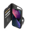 SBS Novelty book cover med aftageligt cover til iPhone 14 Plus®. Sort