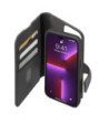 SBS Novelty book cover med aftageligt cover til iPhone 14 Pro Max®. Sort