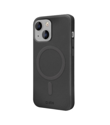 SBS Novelty MagSafe® kompatibelt cover til iPhone 14 / 13® med magnetisk opladning. Sort