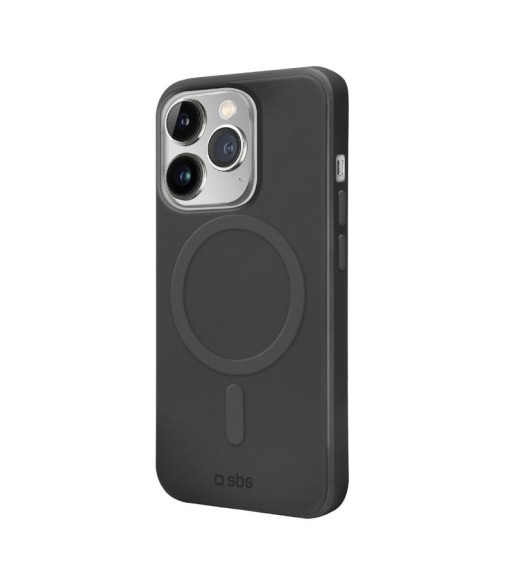 SBS Novelty MagSafe® kompatibelt cover til iPhone 14 Pro® med magnetisk opladning. Sort