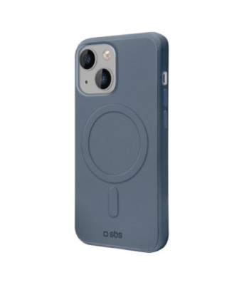 SBS Novelty MagSafe® kompatibelt cover til iPhone 14 / 13® med magnetisk opladning. Blå