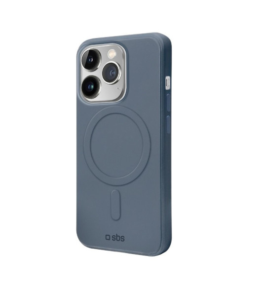 SBS Novelty MagSafe® kompatibelt cover til iPhone 14 Pro® med magnetisk opladning. Blå