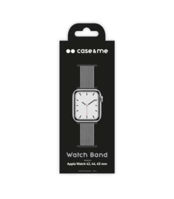 SBS rem til Apple Watch®. 42/44/45 mm. Sølv