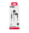 SBS in-ear stereo høretelefoner Studio Mix 65. Sort