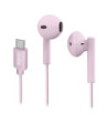 SBS in-ear stereo høretelefoner Studio Mix 65. Lyserød