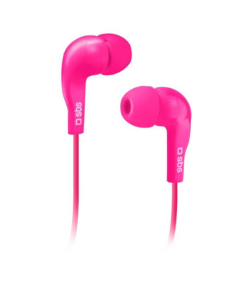 SBS In Ear Stereo Earset Studio Mix 10. Lyserød