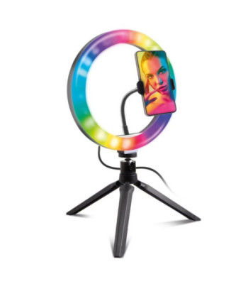 SBS Multicolour Ring Light med tripod