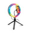 SBS Multicolour Ring Light med tripod