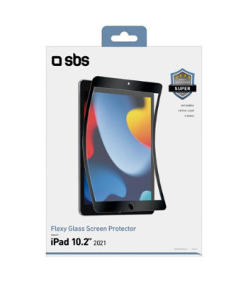 SBS beskyttelsesglas til hele skærmen i fleksibelt materiale til iPad 10.2" 2021®