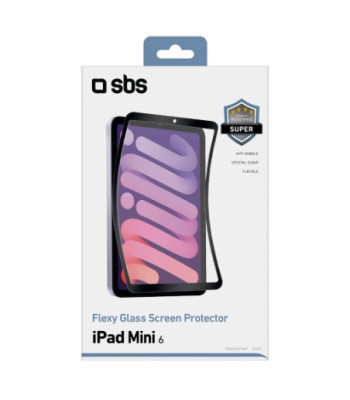 SBS beskyttelsesglas til hele skærmen i fleksibelt materiale til iPad Mini 6®