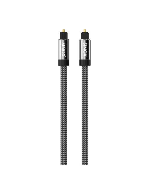 Sinox PRO X optisk digitalt kabel. 1,5m. Sort Sinox PRO X optisk digitalt kabel. 1,5m. Sort