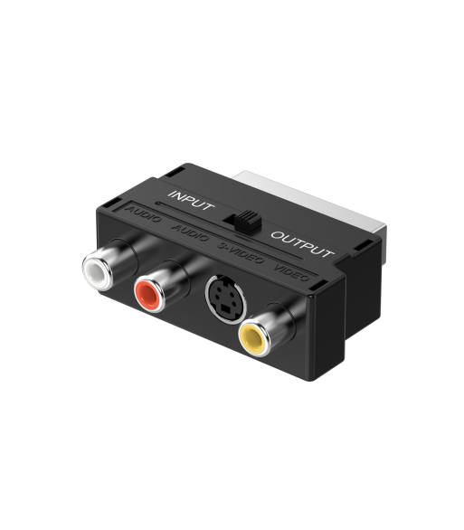 Sinox Scart adapter. 3 Phono Sinox Scart adapter. 3 Phono