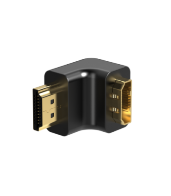 Sinox HDMI 90° vinkel. Sort