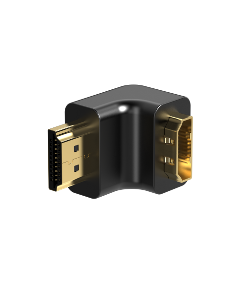 Sinox HDMI 90° vinkel. Sort Sinox HDMI 90° vinkel. Sort