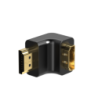 Sinox HDMI 90° vinkel. Sort