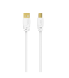 Sinox USB 2.0 printerkabel. 3m. Hvid