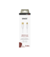Sinox USB 2.0 printerkabel. 3m. Hvid