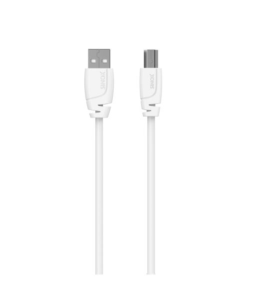 Sinox USB 2.0 kabel. 1,8m. Hvid Sinox USB 2.0 kabel. 1,8m. Hvid
