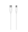 Sinox USB 2.0 kabel. 1,8m. Hvid