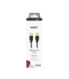 Sinox USB 2.0 kabel. 2m. Sort