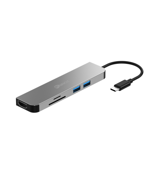Sinox PRO USB C Hub. Aluminium Sinox PRO USB C Hub. Aluminium