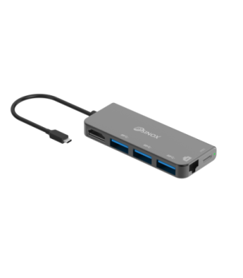 Sinox PRO USB C Hub. Aluminium