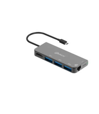 Sinox PRO USB C Hub. Aluminium