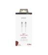 Sinox PRO S-FTP Cat7 netværkskabel. 3m. Hvid