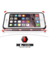 ITSKINS HYBRID EDGE cover til iPhone 6s Plus / 6 Plus®. Rosa og sort