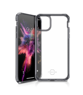 ITSKINS HYBRID CLEAR cover til iPhone 11 Pro / XS / X®. Sort og gennemsigtig