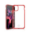 ITSKINS HYBRID CLEAR cover til iPhone 11 Pro / XS / X®. Rød og gennemsigtig