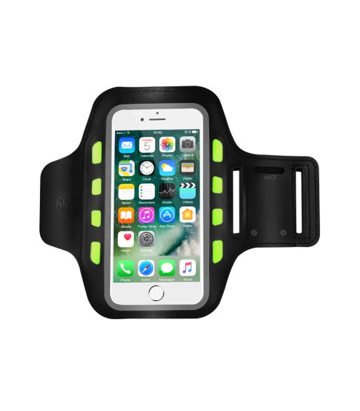 Sinox løbearmbånd med LED lys til iPhone. Sort Sinox løbearmbånd med LED lys til iPhone. Sort