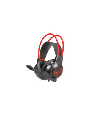 Marvo gaming headset m/mic. Sort/rød