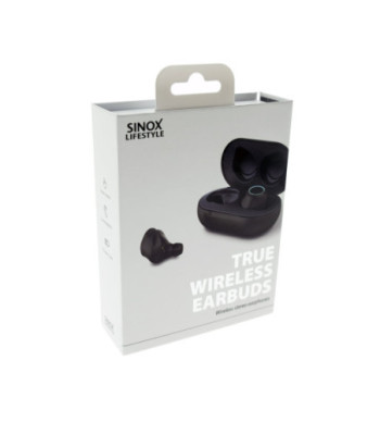 Sinox Lifestyle earbuds. Sort