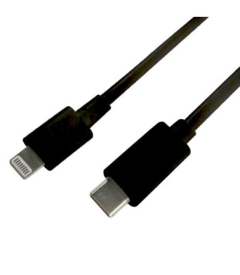 Sinox iMedia USB C til Lightning kabel. 0,5m. Sort