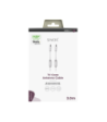Sinox PRO antennekabel. YouSee & Stofa godkendt. 3m. Hvid