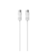 Sinox Satellite kabel. 1,5m. Hvid