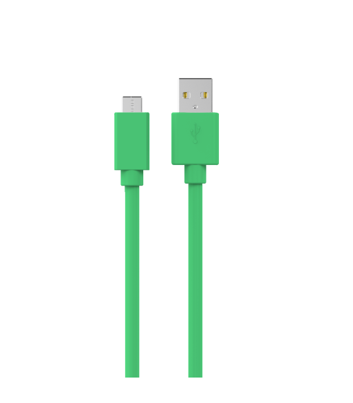 Sinox USB C til USB A kabel. 1m. Green Sinox USB C til USB A kabel. 1m. Green
