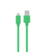 Sinox USB C til USB A kabel. 1m. Green