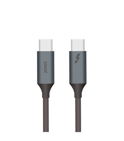 Sinox PRO USB C 4.0 kabel (Thunderbolt®). 1m. Sort Sinox PRO USB C 4.0 kabel (Thunderbolt®). 1m. Sort