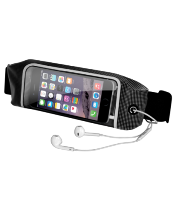 Sinox løbebælte til iPhone. Sort