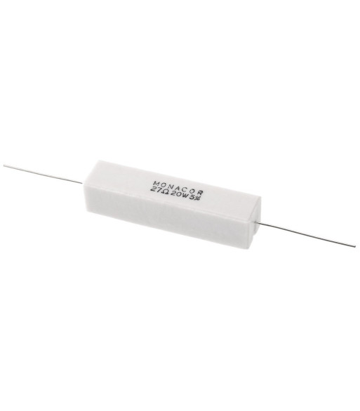 Modstand 27 Ohm/20W - LSR-270/20 MONACOR Modstand 27 Ohm/20W - LSR-270/20 MONACOR