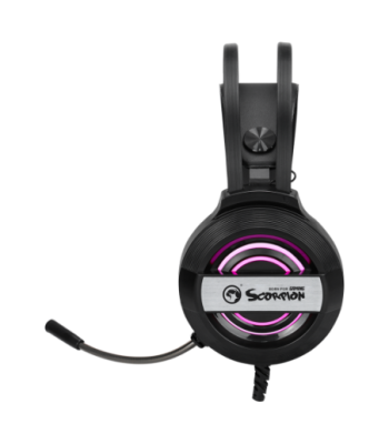 Marvo gaming headset m/mic. Sort