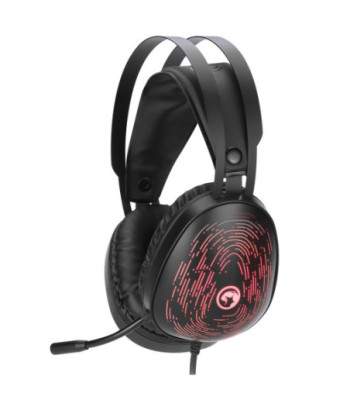 Marvo gaming headset m/mic. Sort/rød MA-HG9049